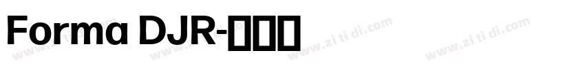 Forma DJR字体转换